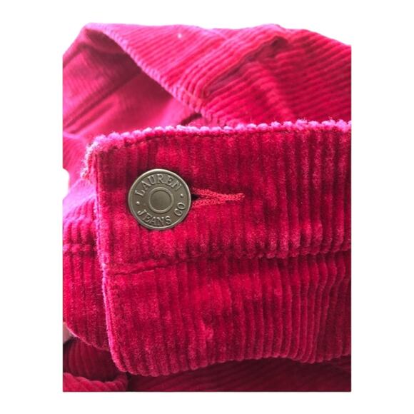 LRL Lauren Ralph Lauren jeans in red & green corduroy bundle size 12 - Picture 7 of 12